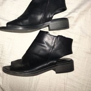 Forever 21 open-toed ankle booties
